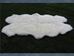 Australian Sheepskin Quarto Rug: ~71&quot; x 41&quot;: Ivory (Natural White) - 78-RUG-IV-4 (10UB01)