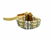 Iroquois 3-Row Bone Bracelet - 80-101 (Y2F)(Y2K)