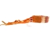 Iroquois 5-Row Bone Bracelet: Red 2 - 80-201-RD2 (Y2KC04)