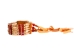 Iroquois 5-Row Bone Bracelet: Red 2 - 80-201-RD2 (Y2KC04)
