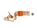 Iroquois 5-Row Bone Bracelet: White - 80-201-WH (Y2KC04)