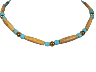 Iroquois 1-Row Bone Choker 