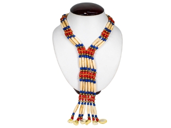 Iroquois Bone Yoke Necklace 