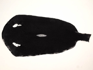 Stingray Leather: Small: Natural Black: Assorted 