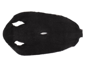 Stingray Leather: Large: Natural Black: Assorted 