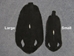 Stingray Leather: Jumbo: Natural Black: Assorted - 870-5NJ-AS
