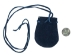 Deer Suede Medicine Bag: Small: Blue - 92-S-BL (Y2IC10)