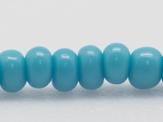 10/0 Seedbead Opaque Turquoise/Blue (Hank) glass beads