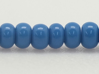 10/0 Seedbead Opaque Medium Blue (Hank) glass beads