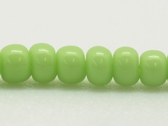 10/0 Seedbead Opaque Pale Green (Hank) glass beads