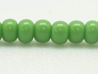 10/0 Seedbead Opaque Light Green (Hank) glass beads