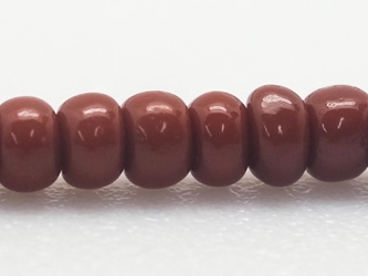 10/0 Seedbead Opaque Light Brown (Hank) glass beads