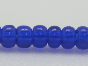 10/0 Seedbead Translucent Royal Blue (500 g bag) glass beads
