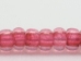 10/0 Czech Glass Seed Beads Translucent Dark Pink (Hank) - H65001204s (Y1XRD)