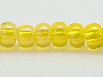 10/0 Seedbead Translucent Iris Yellow (500 g bag) glass beads