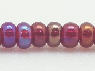 10/0 Seedbead Translucent Iris Red (500 g bag) glass beads