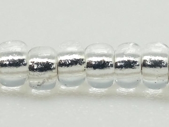 10/0 Seedbead Silver-lined Crystal (Hank) glass beads