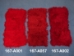 Dyed Tibet Lamb Plate: Fire Red - 167-A001 (Y1I)