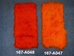 Dyed Tibet Lamb Plate: Orange - 167-A047 (L15)