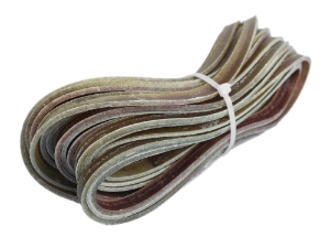Buffalo Rawhide Lacing: 3/8" (30 ft) buffalo rawhide lacing bundles, buffalo rawhide lace bundles, bison rawhide lacing bundles, bison rawhide lace bundles