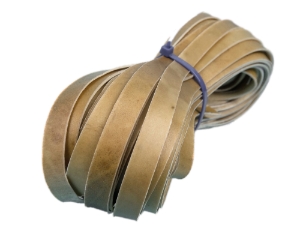 Elk Rawhide Lacing: 1/2" (60 ft) elk rawhide lacing bundles, elk rawhide lace bundles