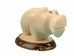 Tagua Nut Carving: Hippopotamus - 1153-C083A (Y3K)