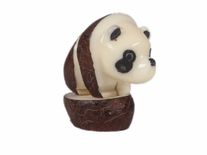 Tagua Nut Carving: Panda 