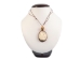 Tagua Nut Necklace: Sled Dog/Siberian Husky - 1153-N772 (Y2H)
