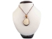 Tagua Nut Necklace: Howling Wolf - 1153-N773 (Y2H)