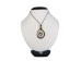 Tagua Nut Necklace: Wolf Track Cut Out - 1153-NLP501 (Y2HC18)