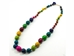 Necklace Style 4: Tagua and Acai Bead Single-Strand Necklace: Assorted Colors - 1153-NS04 (Y2H)