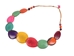 Necklace Style 7: Tagua Slices and Acai Beads Necklace: Assorted Colors - 1153-NS07 (Y1J)