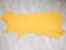 Deertanned Cow Leather: Side: Gold: 2-2.5 oz (sq ft) - 1215-20-PG2 (Y2K)