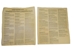 Amendments to the United States Constitution Parchment (2 pages) - 123-548 (Y1E)