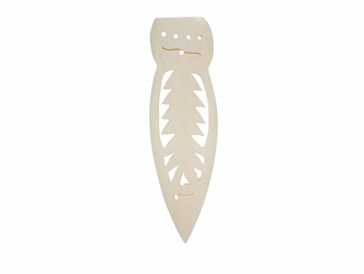 Tree of Peace Spearhead Bone Pendant 