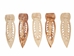Tree of Peace Spearhead Bone Pendant: Antiqued - 128-210TS (Y1J)