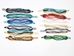 Guatemalan Beaded Bracelet: 12-Strand Tri-Color - 1281-B03M-AS (Y2I)
