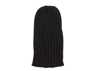 100% Merino Wool Hat: Black 