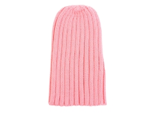 100% Merino Wool Hat: Pink 