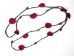 Felt Flower Necklace - 1298-N14-AS (Y2PRB)