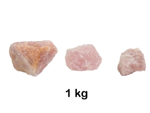 Rose Quartz Pieces (kg) 