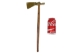 Tomahawk Pipe: Brass & Wood: Plain - 1338-BW51-AS (Y1JRP)
