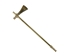 Mini Tomahawk Pipe: Brass - 1339-MB56-AS (Y1K)