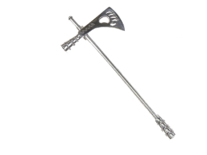 Mini Tomahawk Pipe: Aluminum with Bear Paw Design 