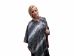 Poncho: Rattlesnake-Print: Gray - 1343-RG-AS (Y2NRG)