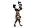 Raffia Striped Lemur Mother and Baby: Large: Assorted - 1347-LB2L-AS (Y3LRP)