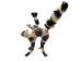 Raffia Striped Lemur Mother and Baby: Large: Assorted - 1347-LB2L-AS (Y3LRP)