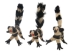 Raffia Striped Lemur: Small: Assorted - 1347-LE2S-AS (Y3LRM)