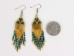 Beaded Earrings: Assorted Colors - 1360-10-AS (Y2IC05)