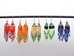 Beaded Earrings: Assorted Colors - 1360-10-AS (Y2I)